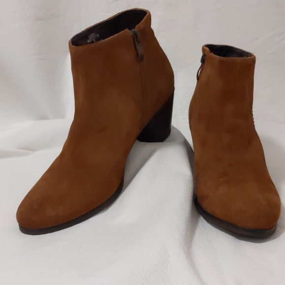 Franco Fortini Shoes - Franco Fortini Brown Suede Ankle Boot 9
